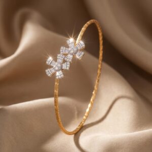 Unveil the Sparkle of True Luxury with Natural Diamond Bangles