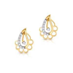 Certified Natural Diamond Earrings with IDT Certificate ? Available at Bafleh Jewellery