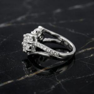 Alternative view of Discover Radiant Lab-Grown Diamond Rings by Bafleh Jewellery  Where Ethical Luxury Meets Fine Craftsmanship