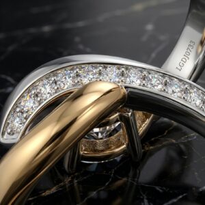 Alternative view of Exquisite Lab Grown Diamond Ring by Bafleh Jewellery A Perfect Blend of Modern Innovation and Timeless Luxury