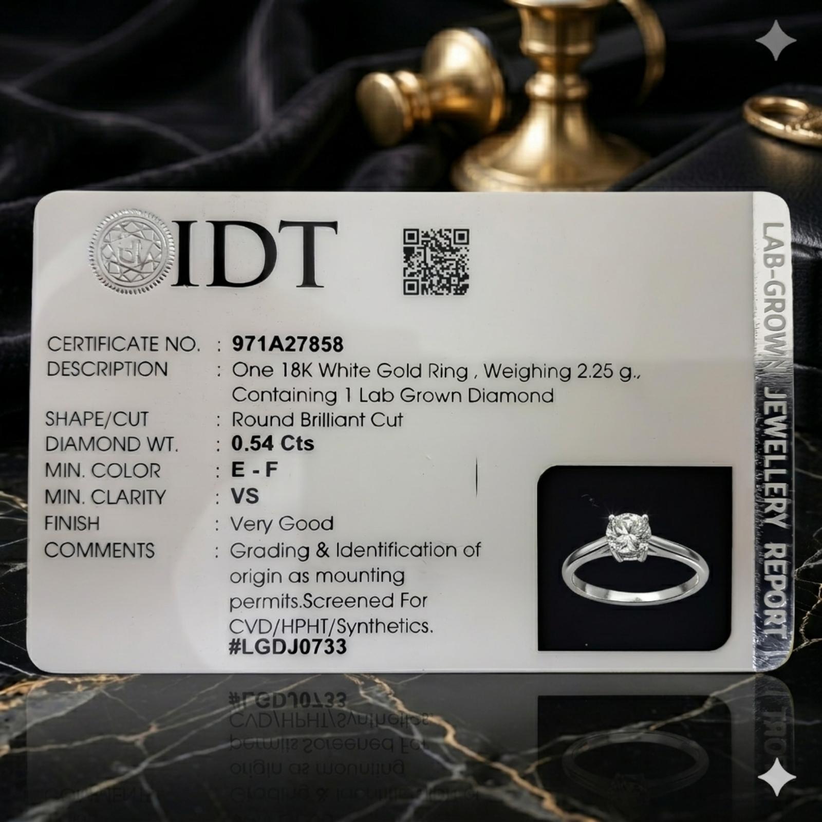 Timeless Sparkle Redefined Lab Grown Diamond Ring by Bafleh Jewellery for Modern Souls - Image 3