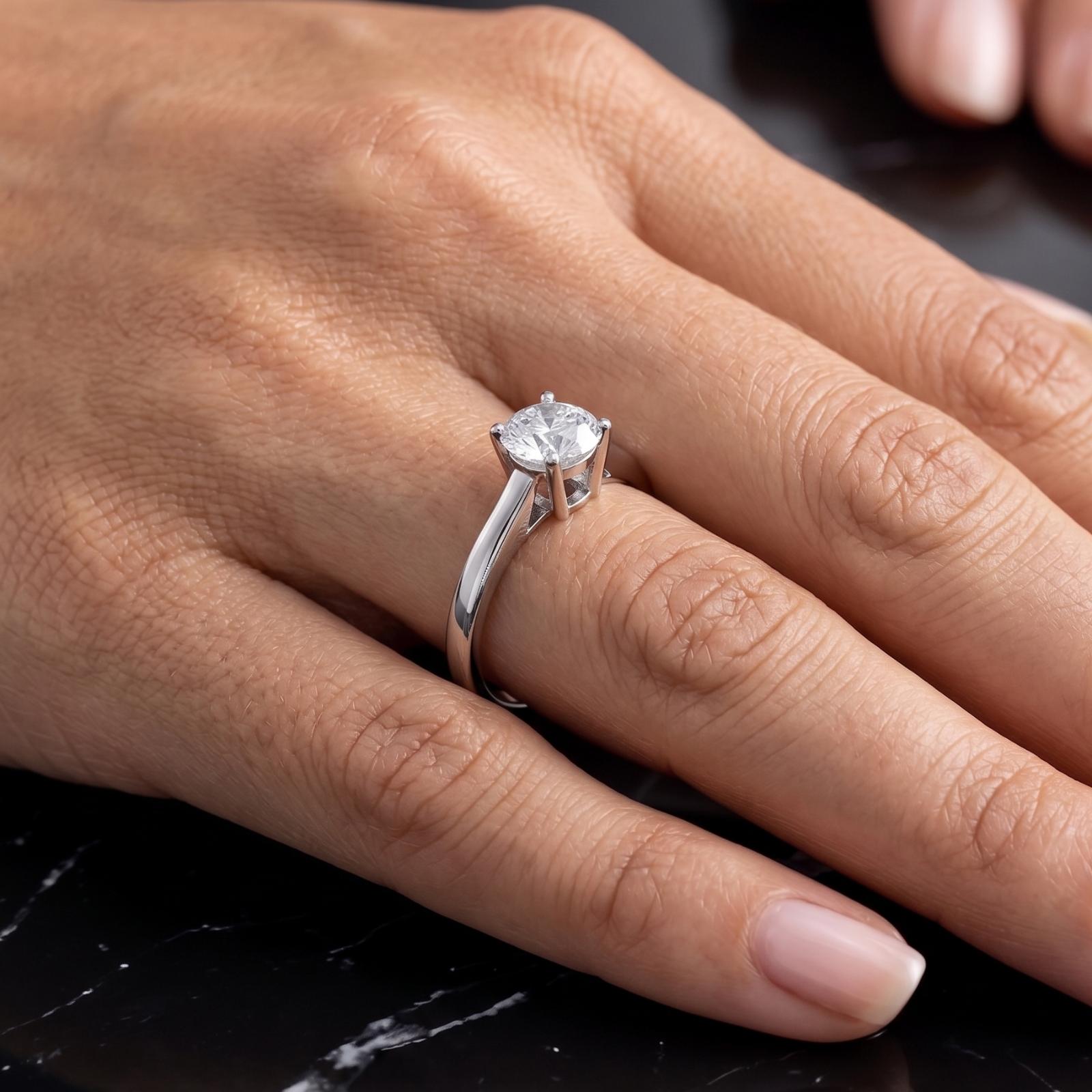 Timeless Sparkle Redefined Lab Grown Diamond Ring by Bafleh Jewellery for Modern Souls - Image 5