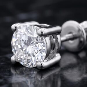 Alternative view of Premium Lab Grown Diamond Earrings Collection by Bafleh Jewellery  Crafted for Radiance, Sophistication, and Sustainable Luxury