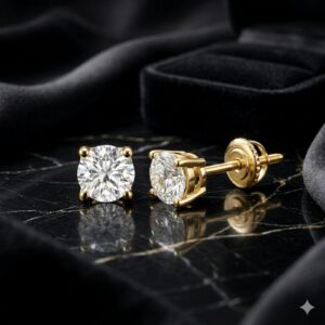 Exquisite Lab Grown Diamond Earrings by Bafleh Jewellery  A Perfect Fusion of Modern Innovation and Timeless Elegance