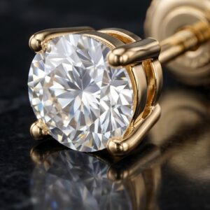 Alternative view of Exquisite Lab Grown Diamond Earrings by Bafleh Jewellery  A Perfect Fusion of Modern Innovation and Timeless Elegance