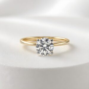 Alternative view of Elegant Lab-Grown Diamond Ring by Bafleh Jewellery  A Brilliant Expression of Sustainable Luxury