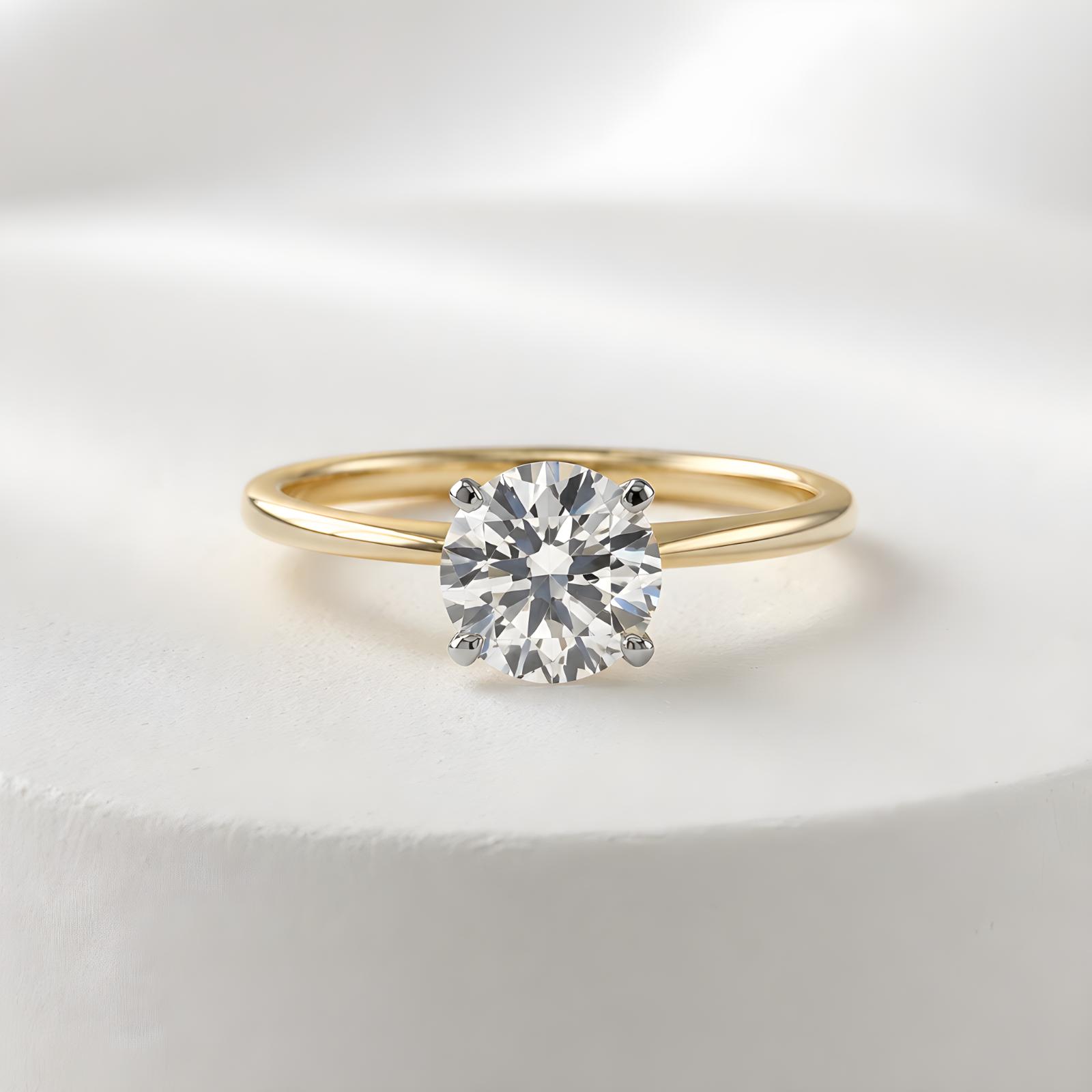 Elegant Lab-Grown Diamond Ring by Bafleh Jewellery A Brilliant Expression of Sustainable Luxury - Image 2