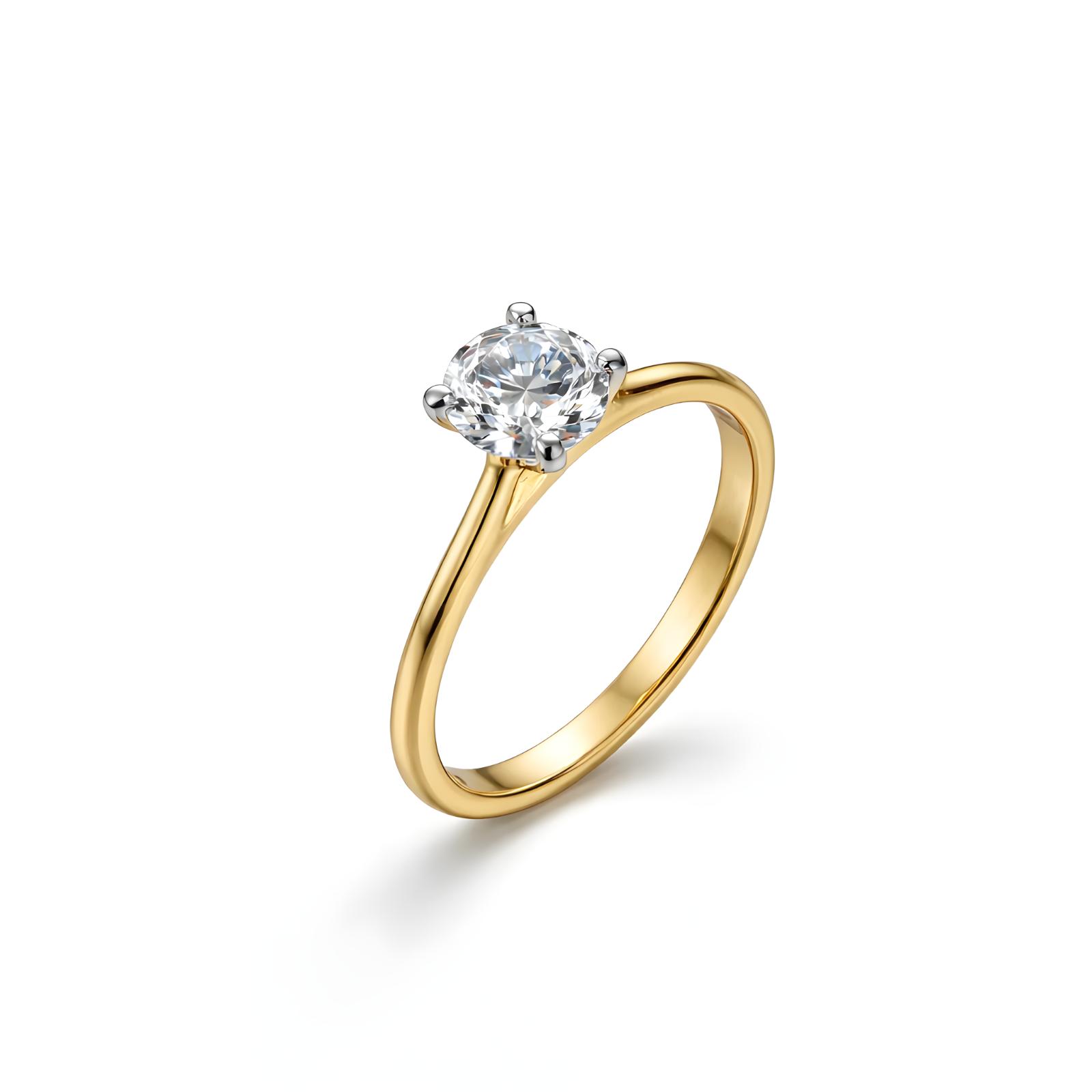 Elegant Lab-Grown Diamond Ring by Bafleh Jewellery A Brilliant Expression of Sustainable Luxury