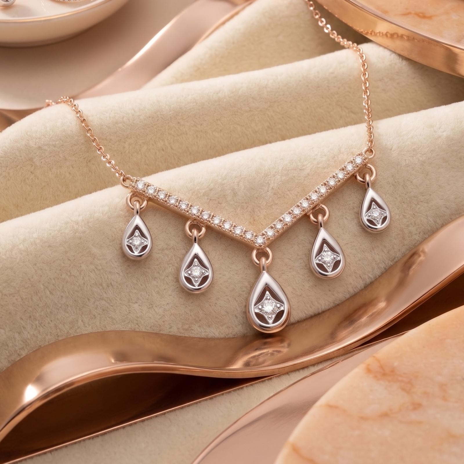 Celebrate Beauty with Authentic Natural Diamond Necklaces