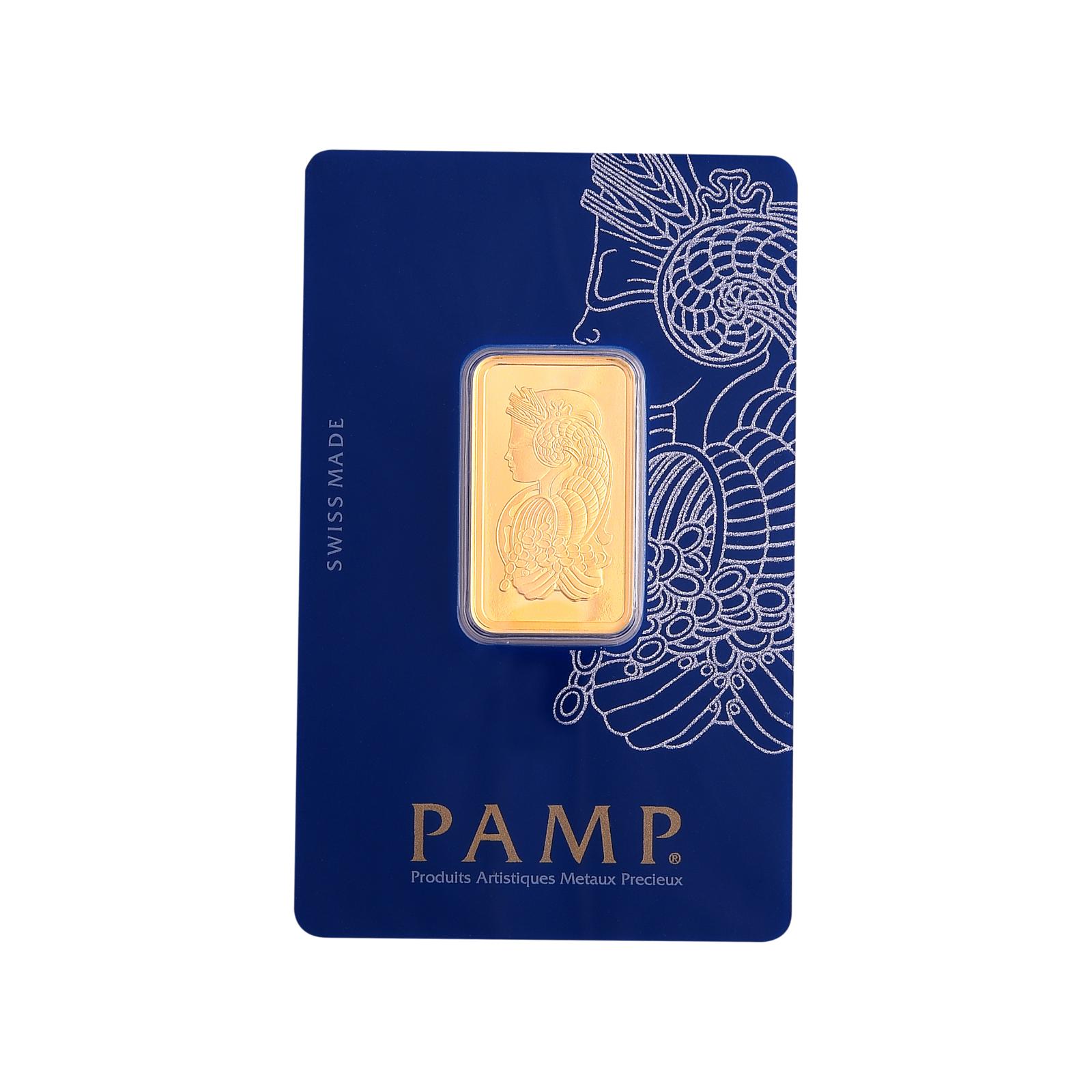15.55g 24kt Gold PAMP Bar: Premium Investment in Pure Gold